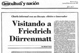 Visitando a Friedrich Dürrenmatt