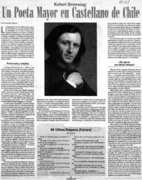 Un poeta mayor en Castellano de Chile