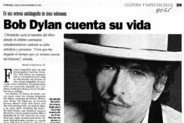 Bob Dylan cuenta su vida
