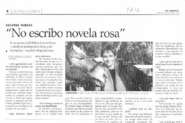No escribo novela rosa"