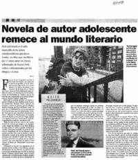 Novela de autor adolescente remece al mundo literario