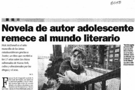 Novela de autor adolescente remece al mundo literario