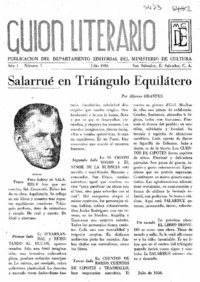 Salarrué en triángulo equilátero