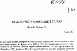 El amante de Marguerite Duras