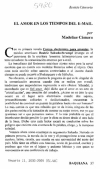 El amor en los tiempos del e-mail