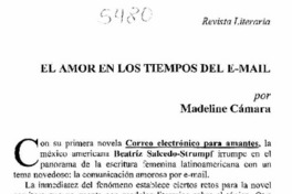 El amor en los tiempos del e-mail