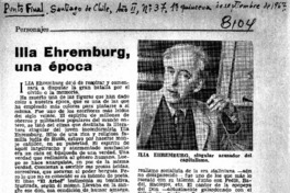 Ilia Ehrenburg, una época.