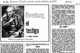 Ehrenburg, el testigo