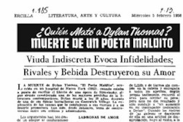 Viuda indiscreta evoca infidelidad; rivales y bebida destruyeron su amor.