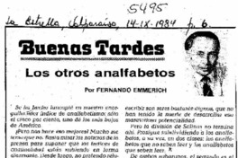 Los otros analfabetos