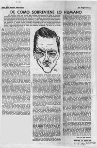 De como sobreviene lo humano