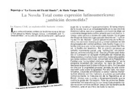 La Novela total como expresión latinoamericana: ¿Ambición desmedida?.