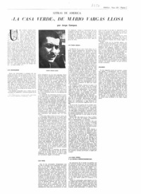 "La Casa verde", de Mario Vargas Llosa