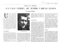 "La Casa verde", de Mario Vargas Llosa