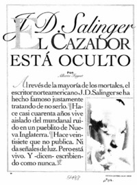 El Cazador está oculto