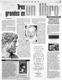 Tres grandes en un libro