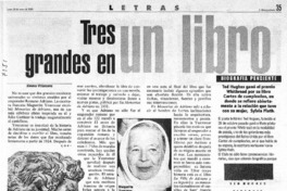 Tres grandes en un libro