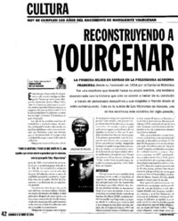 Reconstruyendo a Yourcenar