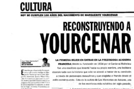 Reconstruyendo a Yourcenar