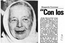 "Con los ojos abiertos".