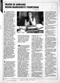 Frases de Adriano según Marguerite Yourcenar