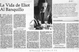 La vida de Eliot al banquillo