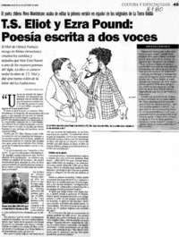 T. S. Eliot y Erza Pound, poesía escrita a dos voces