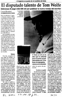 El disputado talento de Tom Wolfe