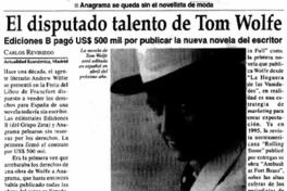 El disputado talento de Tom Wolfe