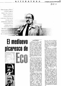 El medioevo picaresco de Eco