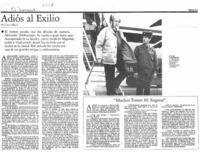Adiós al exilio