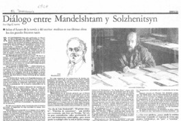 Diálogo entre Mandelshtam y Solzhenitsyn