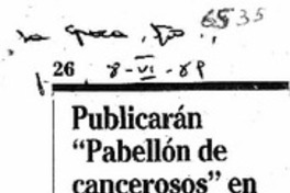 Publicarán "Pabellón de cancerosos" en la URSS