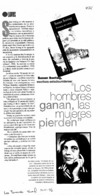 "Los Hombres ganan, las mujeres pierden".