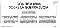 Dos historias sobre la guerra sucia