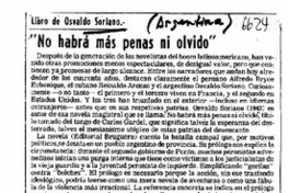 "No habrá más penas ni olvido"