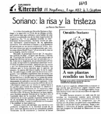 Soriano : la risa y la tristeza