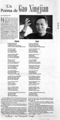 Un Poema de Gao Xingjian