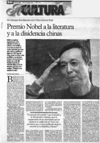 Premio Nobel a la literatura y a la disidencia chinas