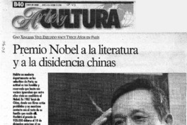 Premio Nobel a la literatura y a la disidencia chinas