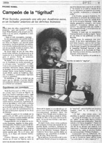 Campeón de la "tigritud"