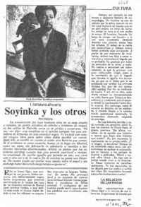 Soyinka y los otros