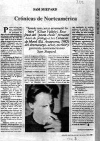 Crónicas de Norteamerica