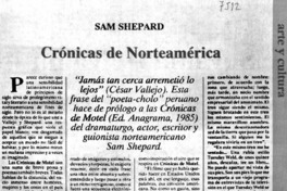 Crónicas de Norteamerica