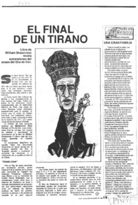 El Final de un tirano.