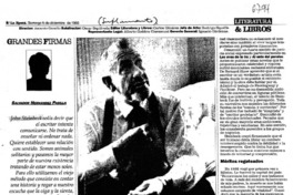 Somos animales solitarios