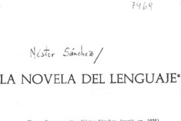 La Novela del lenguaje