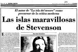 Las islas maravillosas de Stevenson