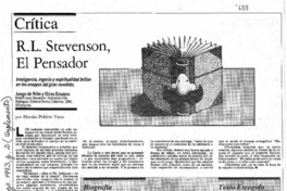 R. L. Stevenson, El Pensador