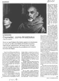 Copiador, como Aristóteles